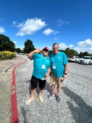 Travis Jarome and Mark Kirkland serving at Camp Generate.